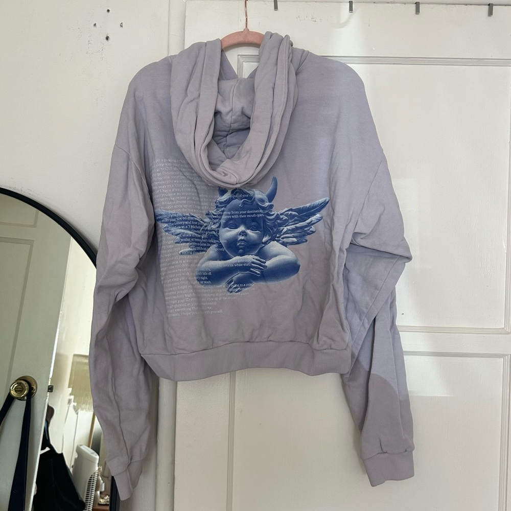 Boys lie purple sweatshirt